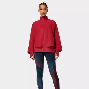 SWEATY BETTY Fast Lane Red Running Jacket  XS